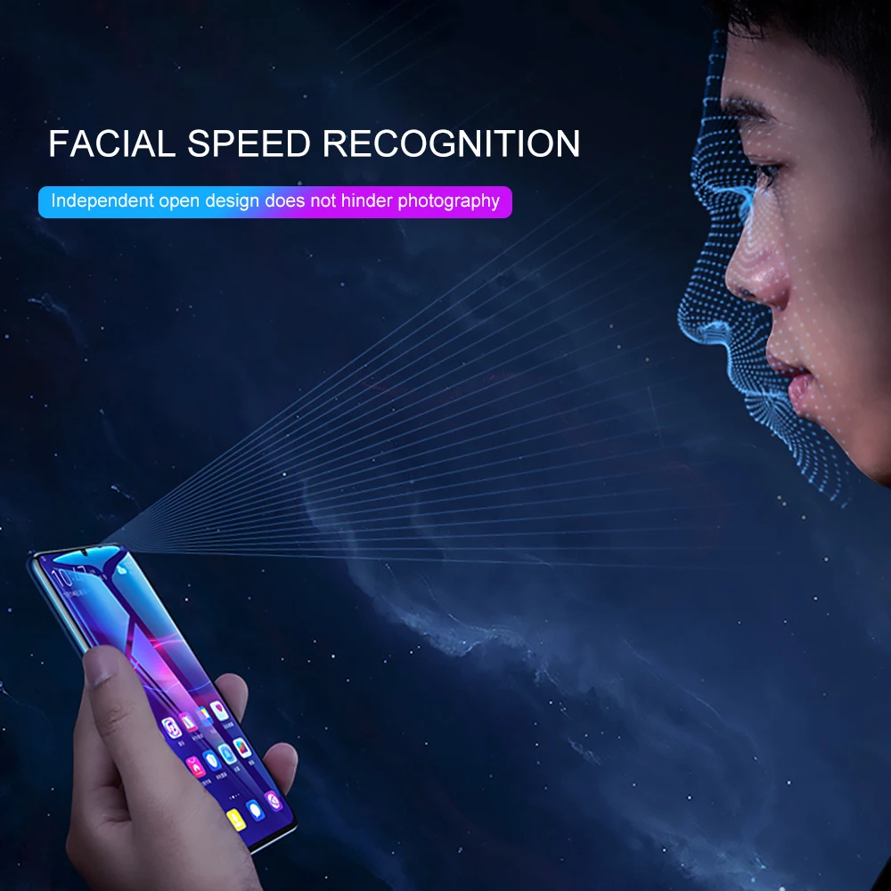 2-в-1 телефон Экран протектор для huawei P30 Pro P20 Lite закаленное Стекло Коврики 20 P10