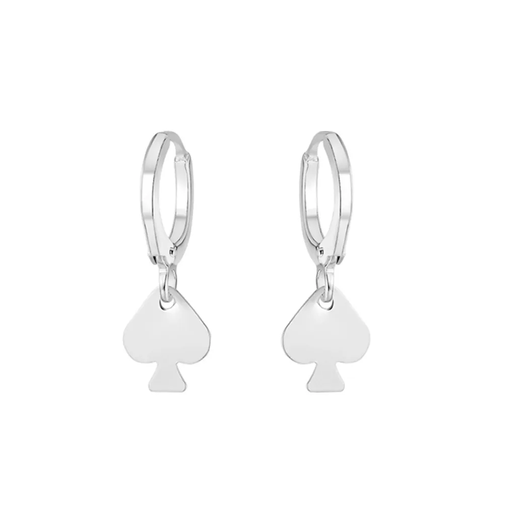 

New Fashion Geometric Stud Earring For Women Round sliver Design Elegant statement Simple For Birthday Wedding Gift 3.4#30