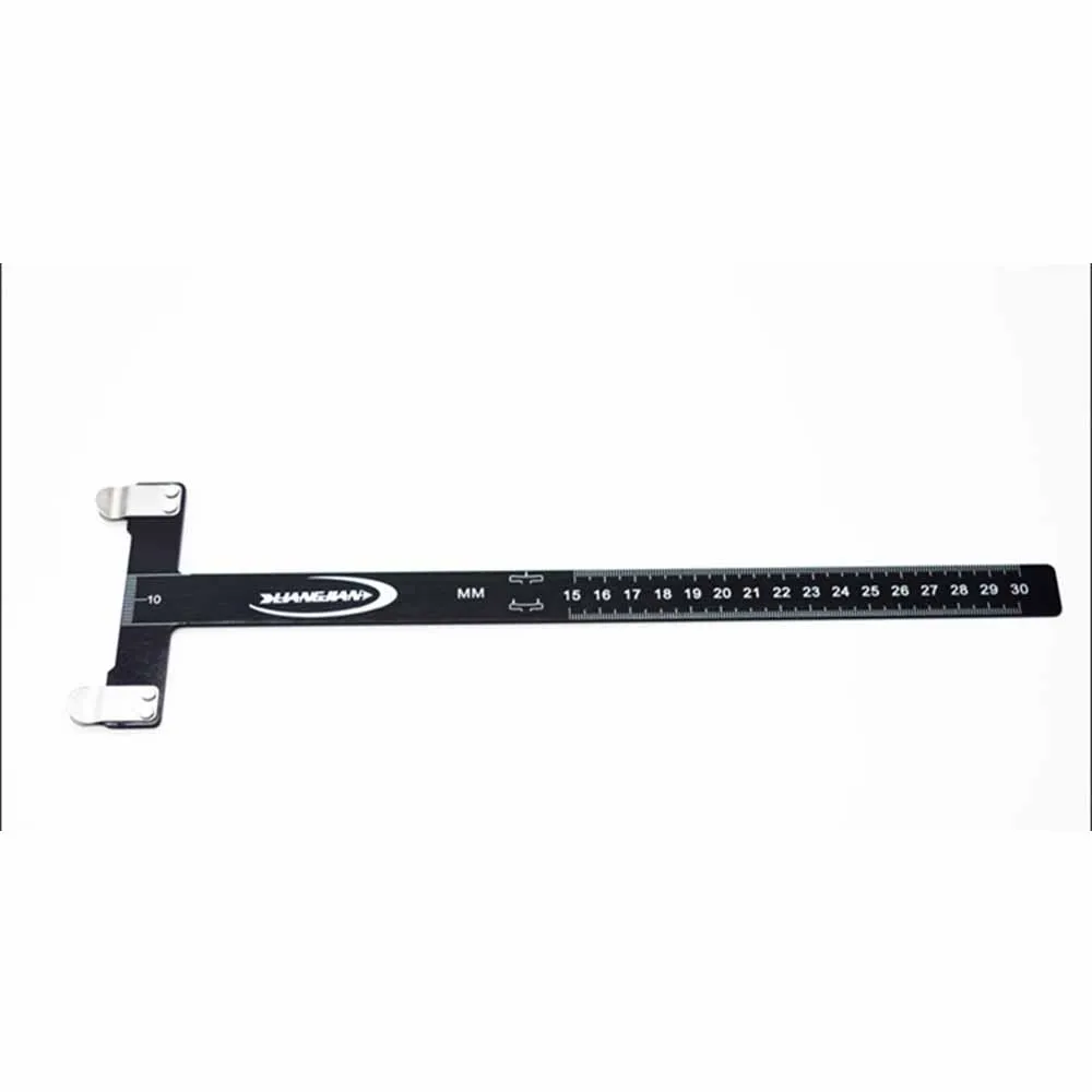 1 шт. черная T линейка с быстрым наконечником на Tieing Arrow Nock Points Precision Measuerments guage
