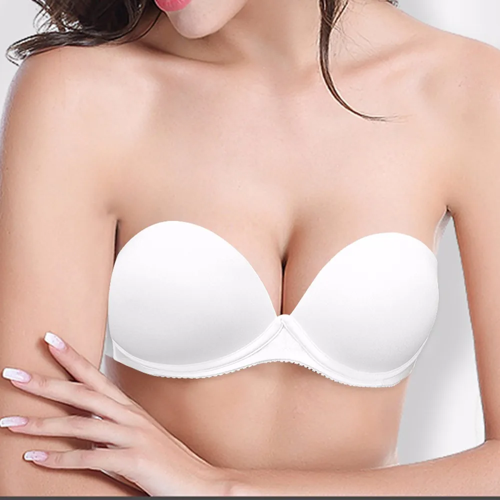 Ladies Secret, обнаженные, черные, белые, самоклеющиеся, волшебные, гладкие, пуш-ап, Бюстгальтеры без бретелек, бесшовные, новинка 70 75 80 85 90 A B C D