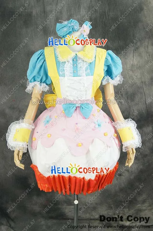 AKB0048 сахарная Раш чашка Лолита платье горничной торт Косплей Костюм H008 |