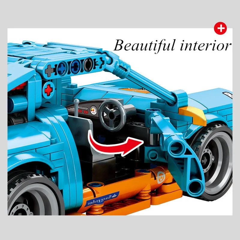 701502 город супер гонщики совместимые Legoed скорость Чемпион суперкар модель