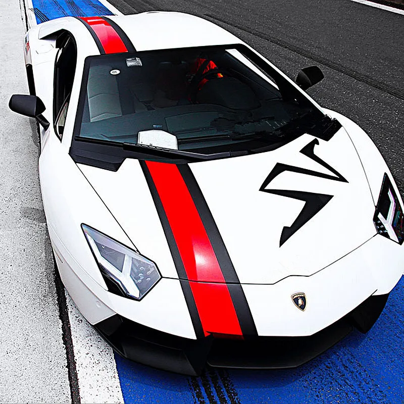 Поступление большой размер декоративная наклейка на корпус автомобиля черная