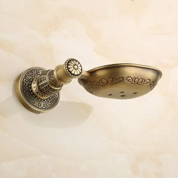 Современная античная фарфоровая латунная корзина для мыла с бронзовой отделкой