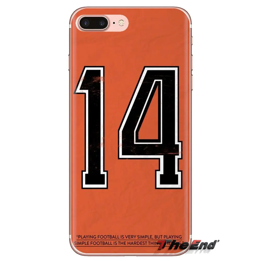 Голландский футболист Johan Cruyff для Oneplus 3T 5T 6T Nokia 2 3 5 6 8 9 230 3310 1 7 Plus 2017 2018 силиконовые