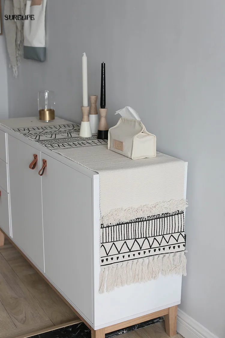 Модная настольная дорожка в скандинавском стиле креативная декоративная с