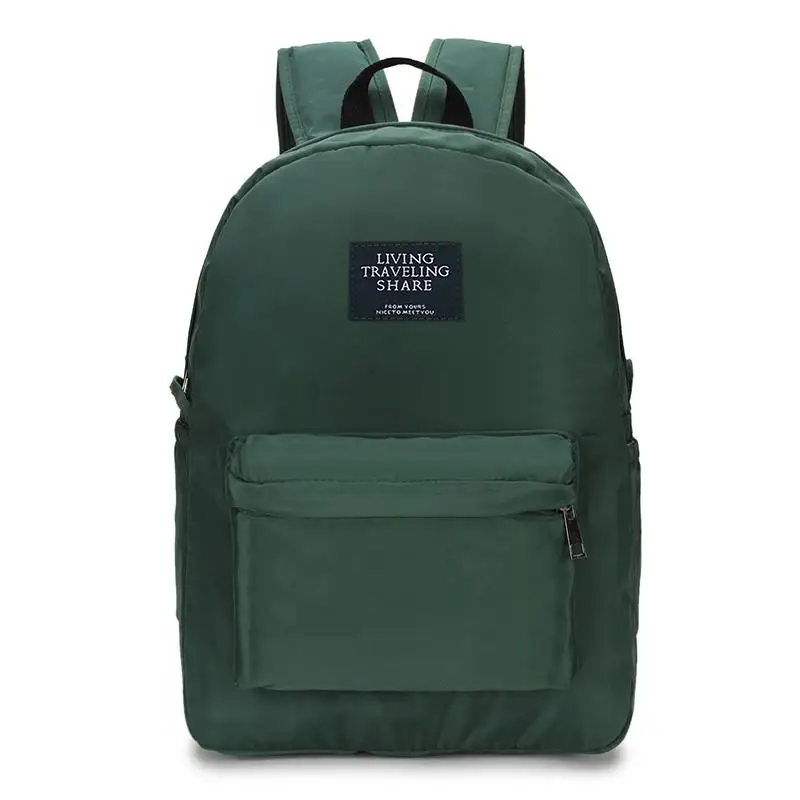 Green B backpack Модный женский рюкзак, водонепроницаемый ретро портативный рюкзак Mochilas, женская школьная сумка для девочек-подростков, сумка через плечо - Цвет: Green B backpack