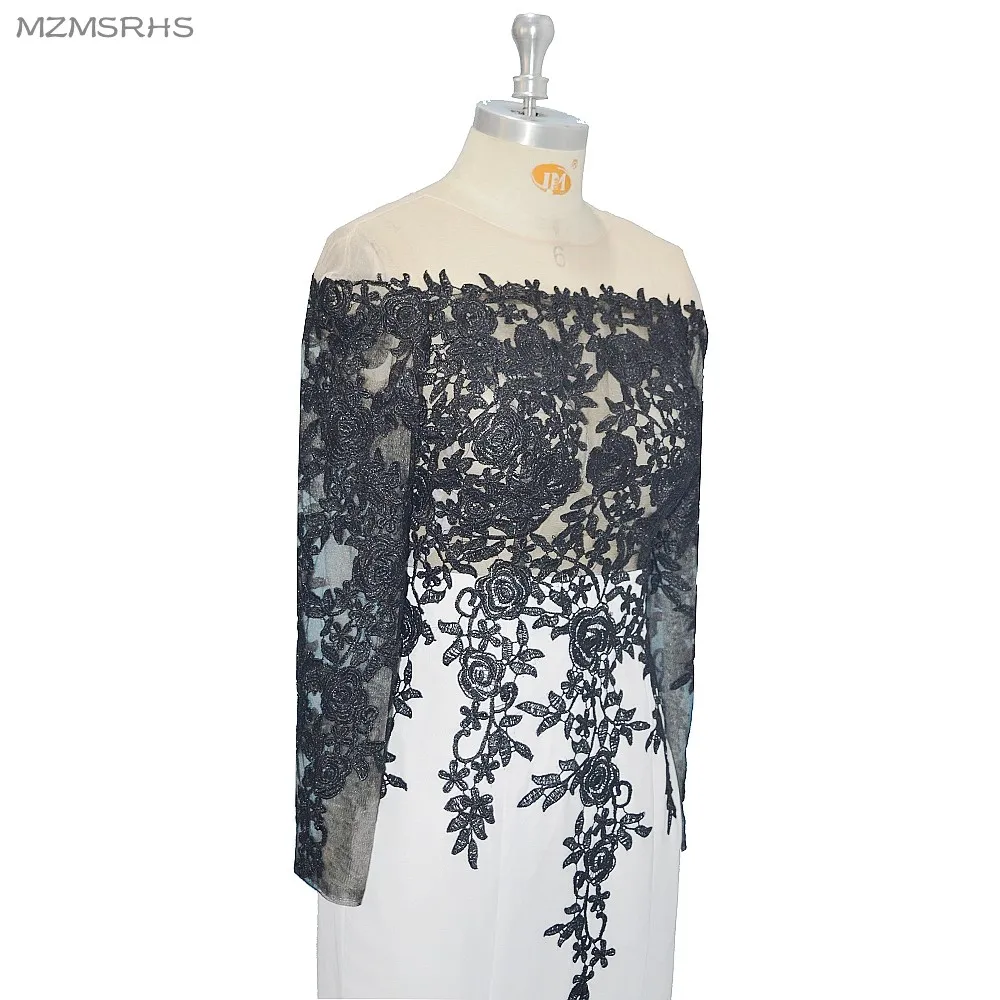 Белое платье Русалка для выпускного вечера с круглым вырезом и шлейфом|mermaid prom|white