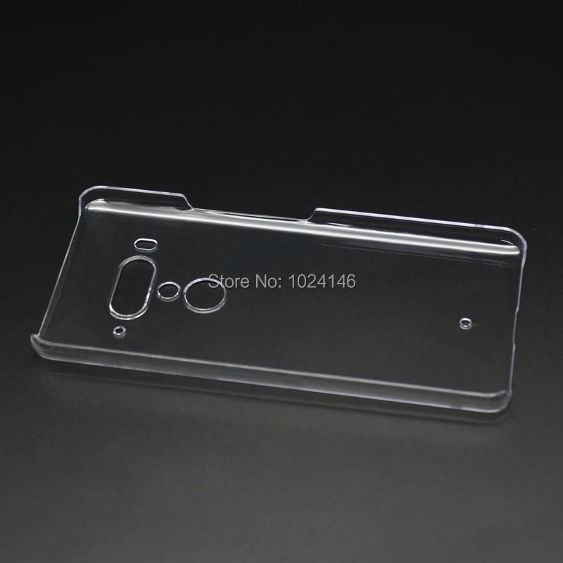 For HTC U12 Plus U12plus 6.0&quot New Slim Crystal Transparent Hard PC Back Case DIY Cover Protection Skin Shell |