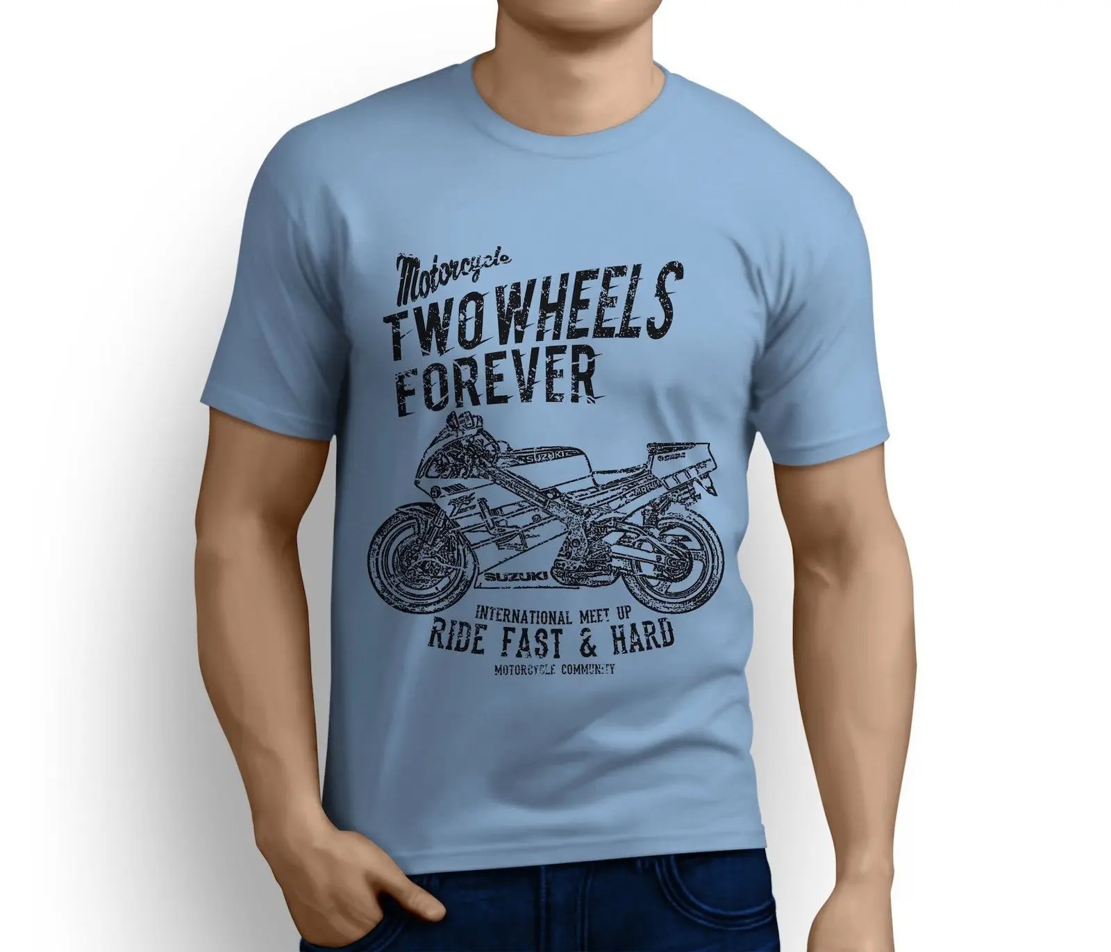 

2019 Newest Fashion JJapan Motorbike RGV 250 Inspired Motorcycle Fan Art-T-shirts