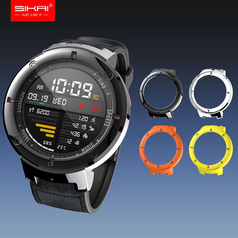Жесткий армированный защитный чехол SIKAI для Amazfit Verge A1801 протектор часов