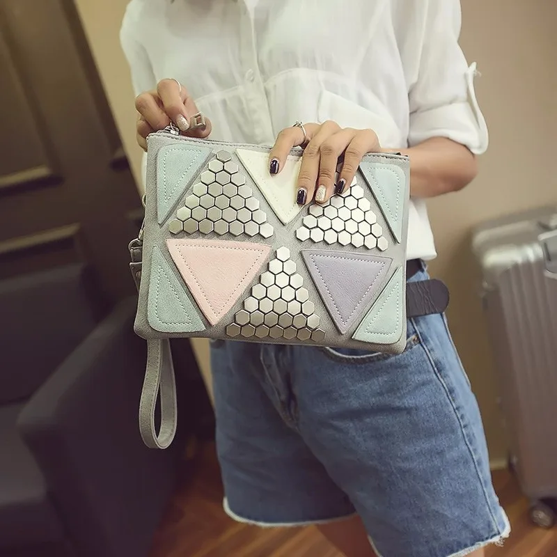 Расшитая блестками Лоскутная сумка 2016 роскошная дизайнерская для женщин