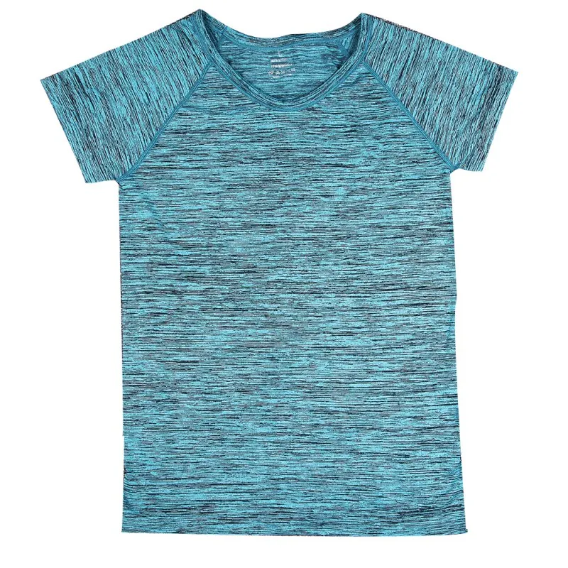 

WEIXINBUY Women Tees T Shirt Short Sleeves Hygroscopic Quick Dry Fitness T-shirt For Women Tops Chic