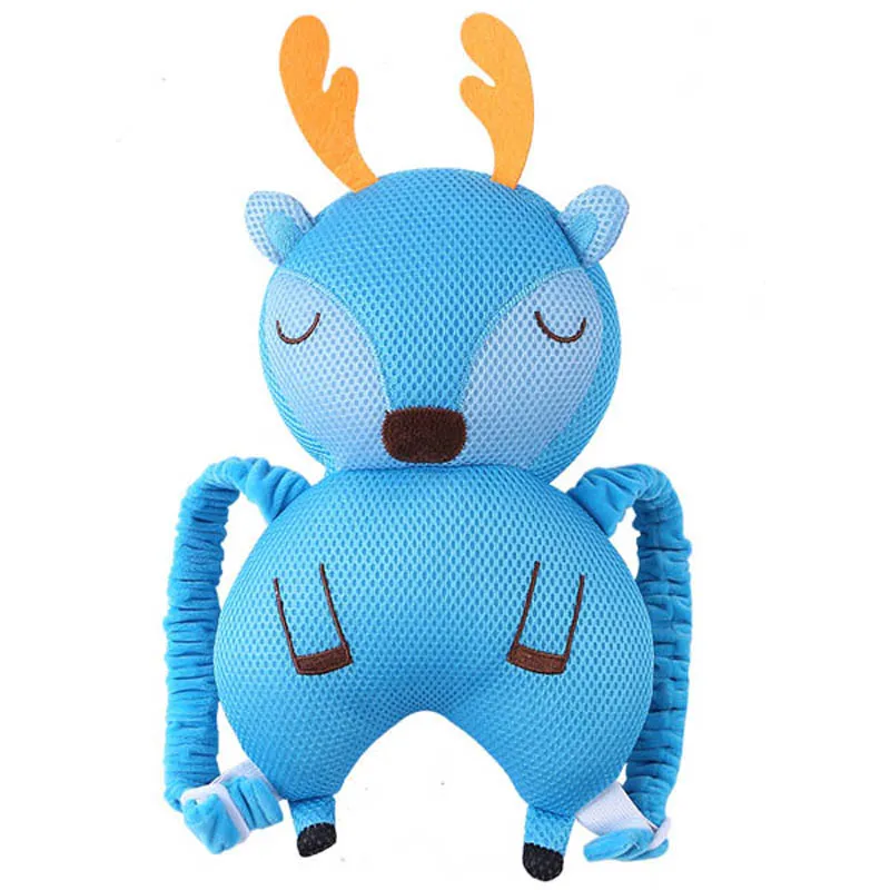 Mesh Deer Крылья детская защита головы Подушка для малыша подголовник куклы шеи Подушка для кормления дети ходьба защита рюкзак - Цвет: Mesh Deer