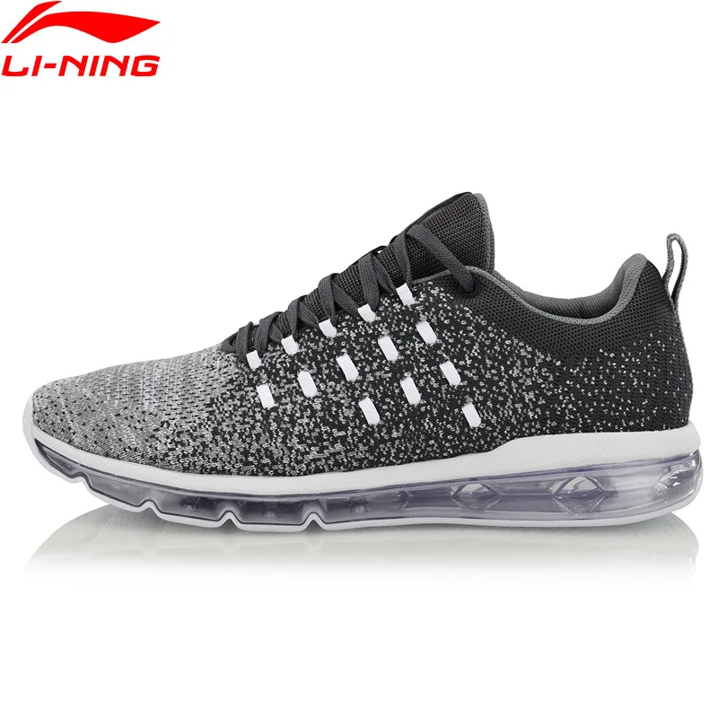 Li-Ning/Мужская обувь для образа жизни с пузырьками, амортизация, моно пряжа, дышащая подкладка, спортивная обувь для фитнеса, кроссовки AGCN073 XYP756