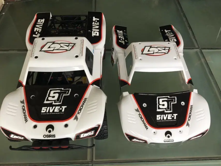 КОМАНДА Losi LOSB 8105 полный Окрашенный корпус 1/5 5IVE T pc Rc Truck 4WD|team losi|body shellrc body shell |