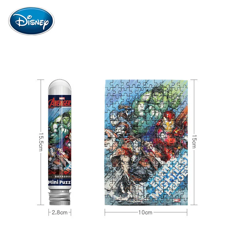 Модный Плоский Мини пазл мстители Disney 150 штук|Пазлы| |