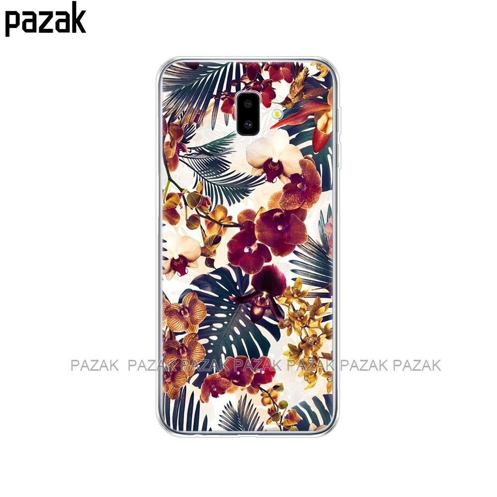 34373 Чехол для samsung J6 Plus Мягкий с рисунком из ТПУ чехол для samsung Galaxy J6Plus J6+ J 6 Plus J610 J610F чехол s силиконовый чехол для телефона - Цвет: 34373