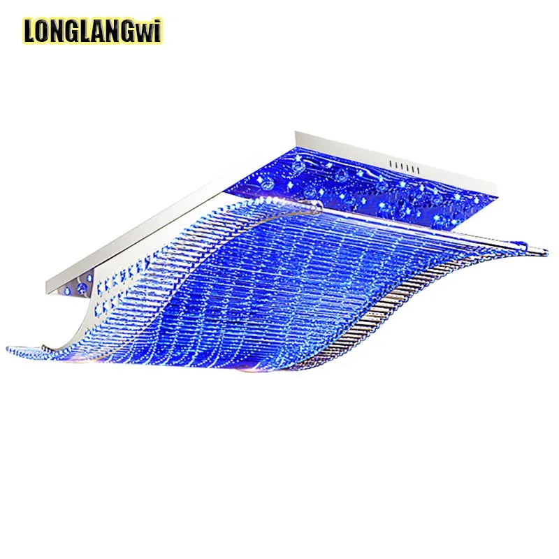 Современный светодиодный K9 люстры светильники для столовой лампа с пультом