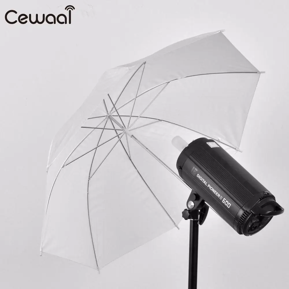 Прозрачный белый светильник Cewaal для фотостудии 33 дюйма 83 см вспышка видеосъемки