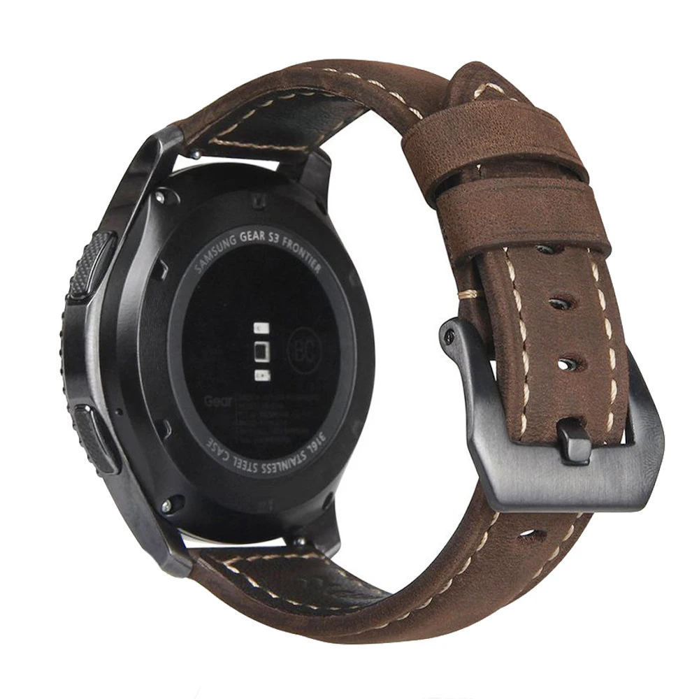 20 мм сменный ремешок из натуральной кожи для Samsung Gear S2 классический SM-R732