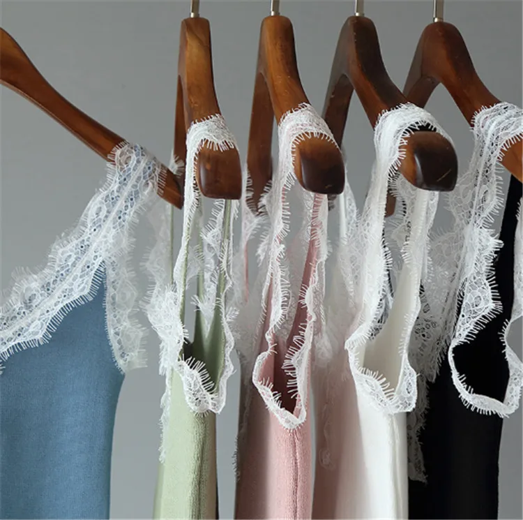 ALPHALMODA лето 2009, женский милый кружевной вязаный Топ, Дамский кружевной лоскутный Топ на пуговицах, праздничный Повседневный Топ на бретелях