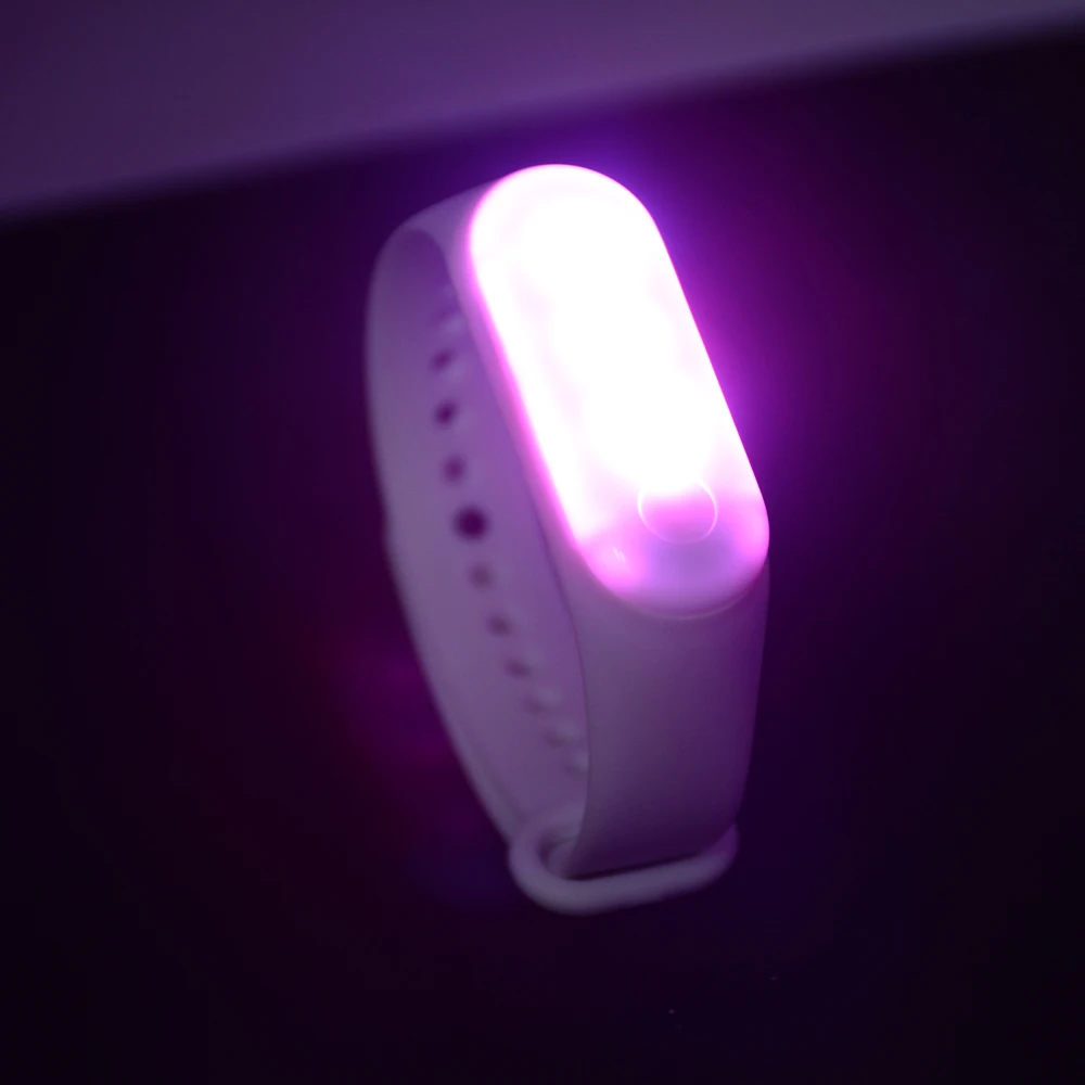

2021 New Fashion Style LED Light Bracelet Bangle Glows Rave USB Recharge 10 Colours Festival Wedding Party Decor