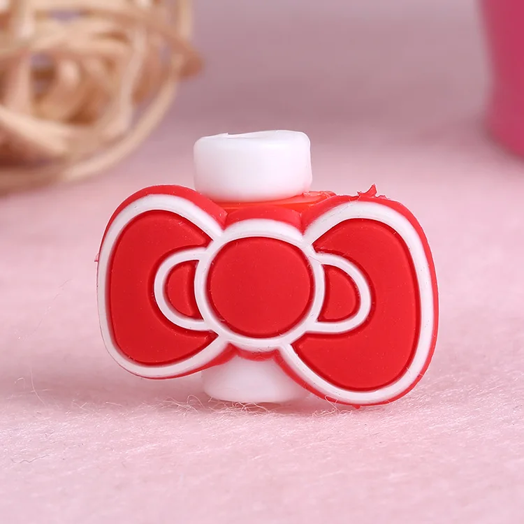 100 шт./лот, мультяшный USB кабель для зарядки и передачи данных, защитный шнур, защита для зарядки, для iphone, USB кабель, защита