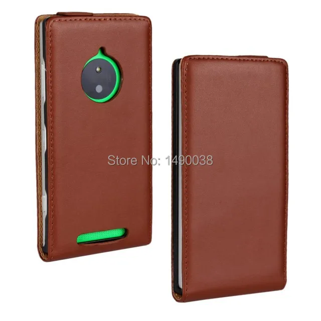 Флип чехол из натуральной кожи для Nokia Lumia 830|case free|case for nokiaphone cases |