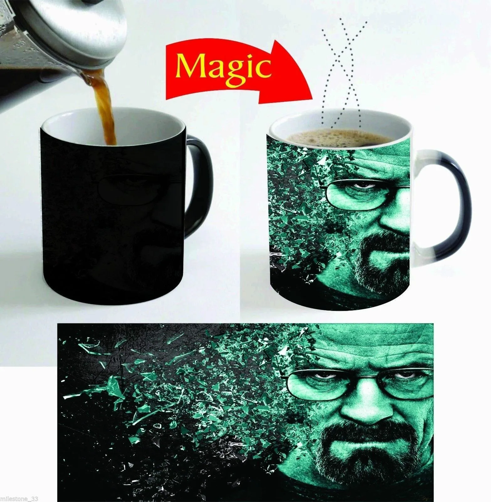 Кружка для кофе и чая с изменением цвета 11 унций|Кружки| |