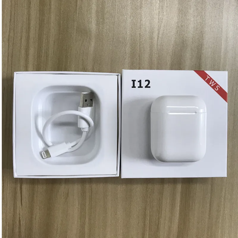 I12 TWS Bluetooth наушники Беспроводная гарнитура I12 сенсорное управление наушники 1:1 мини наушники не i80 i90 i100 i500 i1000 i3000