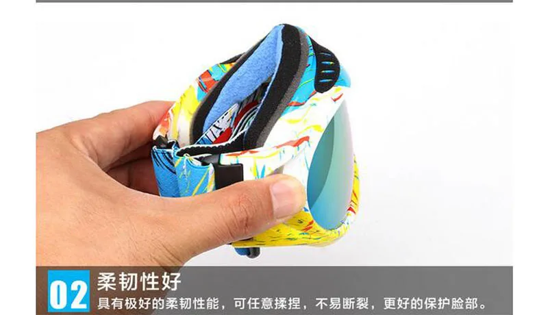 POLISI Дети Лыжный Снег Очки Зимой Сноуборд Esqui Катание На Лыжах UV400 Gafas Двойной Слой