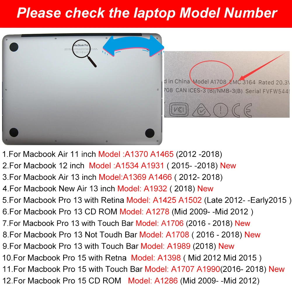 Для Macbook New Pro 13 15 чехол для ноутбука с сенсорной панелью Mac Book Air retina 12 &quotКреативный