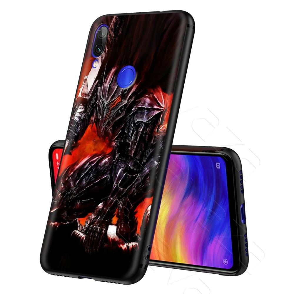Lavaza Berserk Guts Anime Case for Xiaomi Redmi Note 4A 4X 5 5A 6 6A 7 S2 Pro Go Prime Plus |