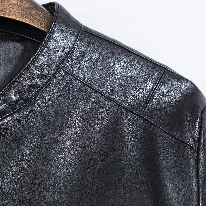 Мужская куртка из натуральной кожи 8XL 6XL 5XL 4X на весну | одежда