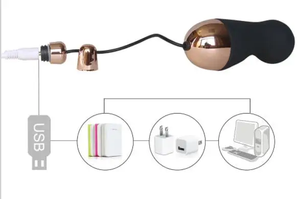 Черный фиолетовый USB Перезаряжаемые 10 Скорость удаленного Управление