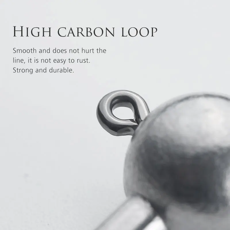 

LINNHUE Lead head hook 10pcs/bag 16g 18g 20g 22g Soft bait hook high carbon lead hook Squid Pike Jig fishing tackle accessories