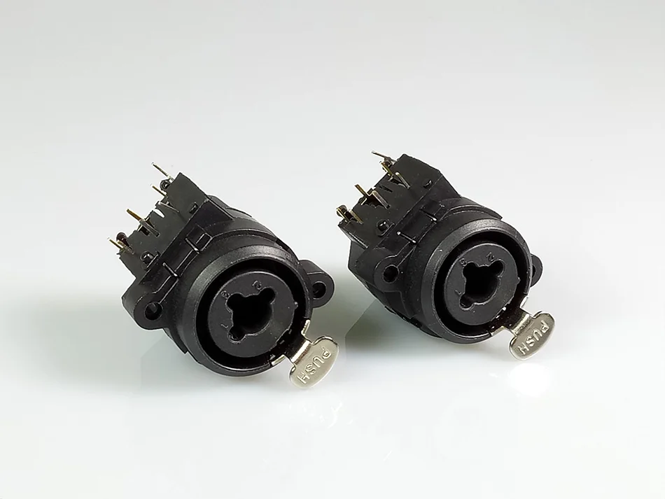 XLR+ 6,35 мм двойной функции 3Pin XLR гнездо панель крепление+ аудио разъем 6,35 мм разъем Профессиональный динамик разъем