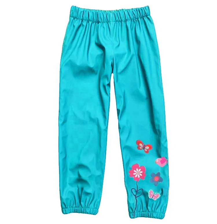 pants blue Куртка-дождевик для детей; сезон осень-зима; красная куртка для девочек; ветровка; куртка для мальчиков; детский плащ-Тренч; Детский водонепроницаемый костюм; Z791 - Цвет: pants blue