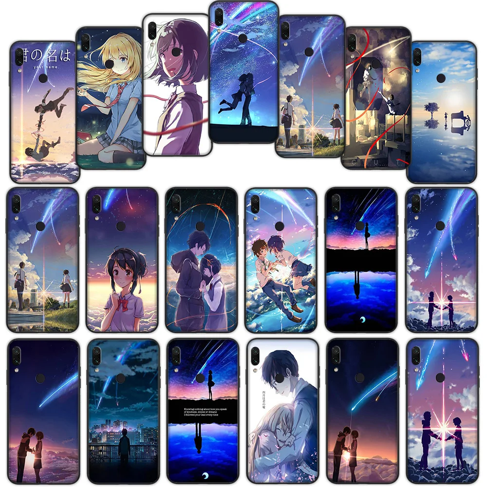 Аниме ваш Kimi no Na wa мягкий чехол для Xiaomi Redmi Note 7 4 4X6 Pro 5 Plus 5A 6A Go S2
