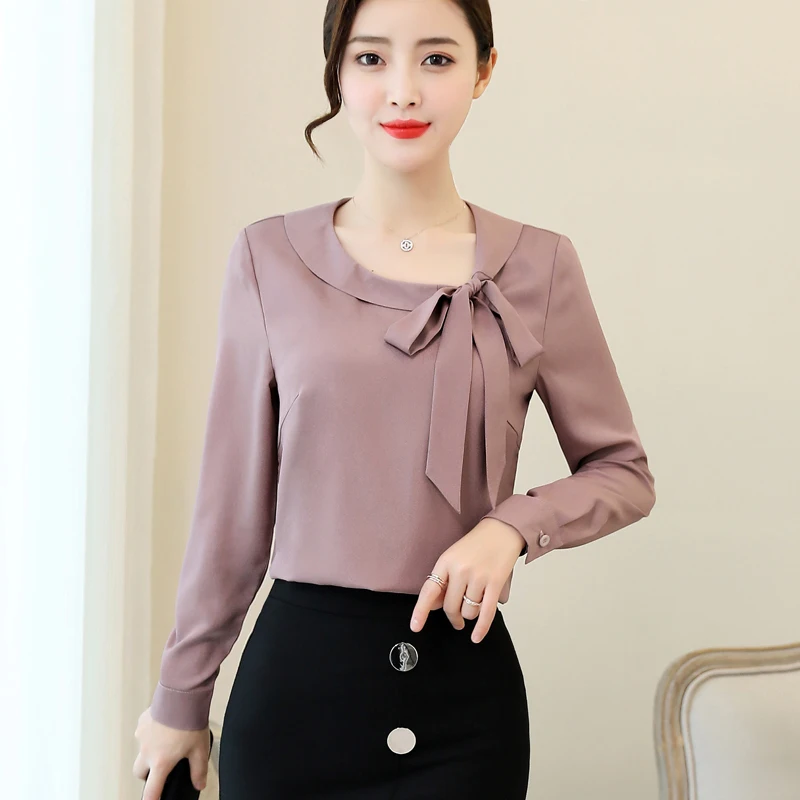 

Cheap wholesale 2018 new summer Hot selling women's fashion casual chiffon shirt FW7