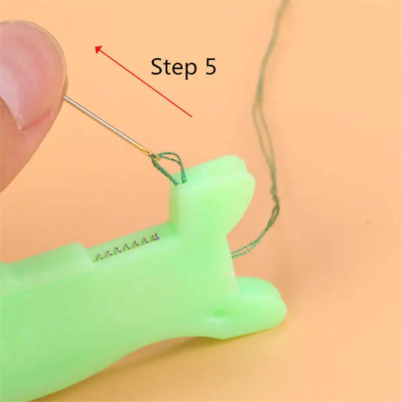 2 шт Пластиковые автоматические нарезные иглы случайный цвет Лошадь форма