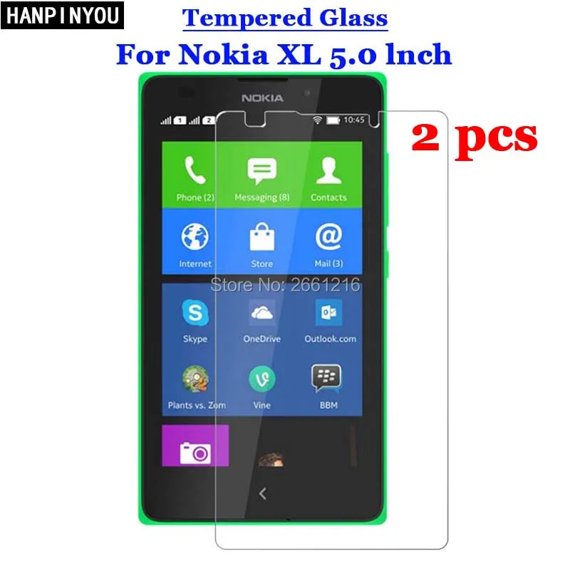 2 шт./лот для Nokia XL закаленное стекло 9H 2.5D Премиум Защитная пленка экрана Microsoft NokiaXL