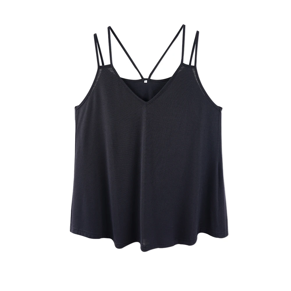 Детская Сексуальная кофта на бретельках с V образным вырезом летняя свободная