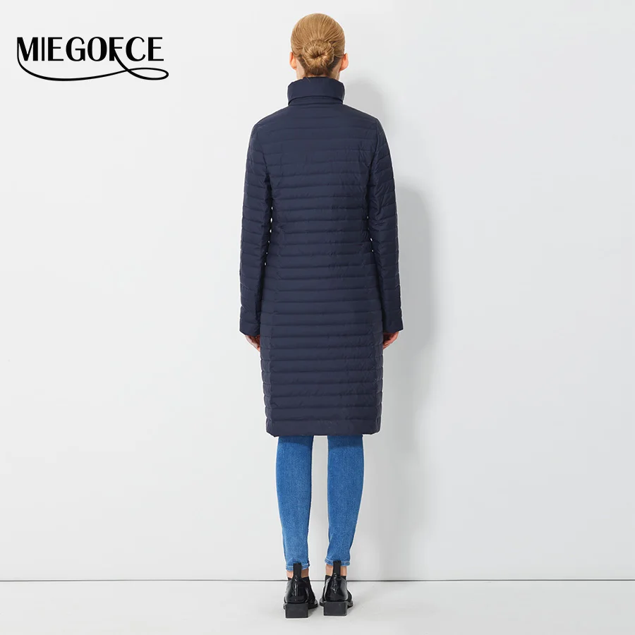 2017 тонкие женские пуховики длинние пальто весна ветер защитные парки новые