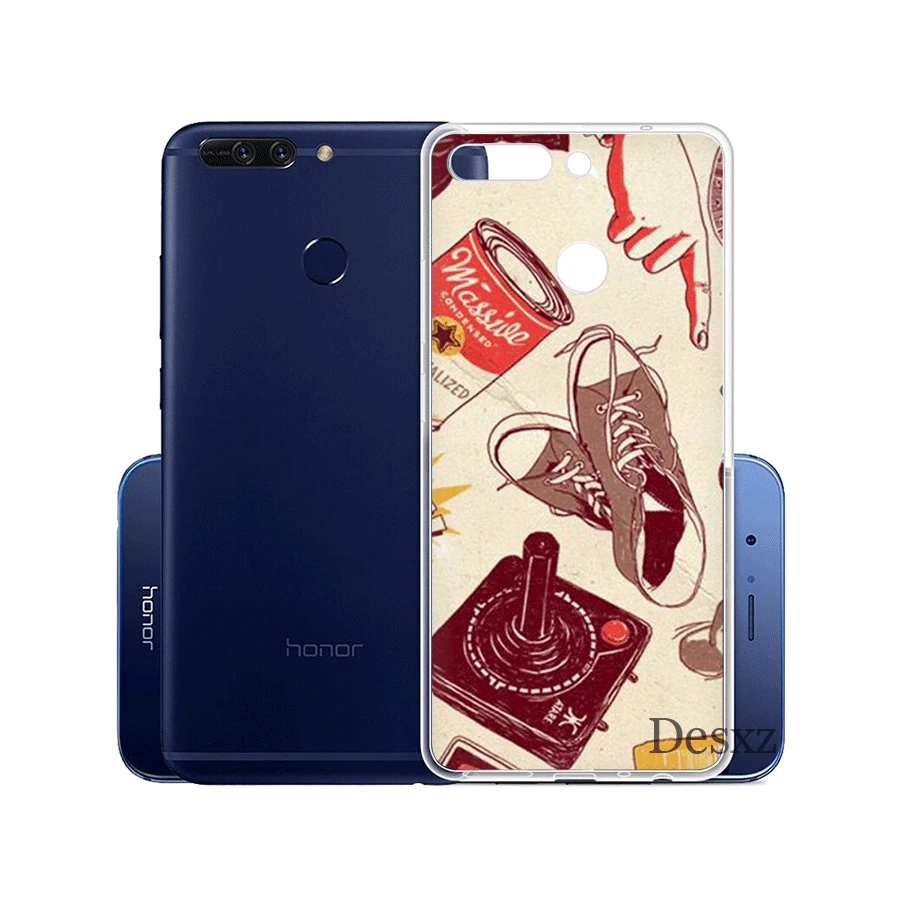 Чехол для телефона Gerleek Wes Andersons с рисунком багажа чехол Huawei Honor 6A 7C 7X 9 10 9lite 7a 2 ГБ 3