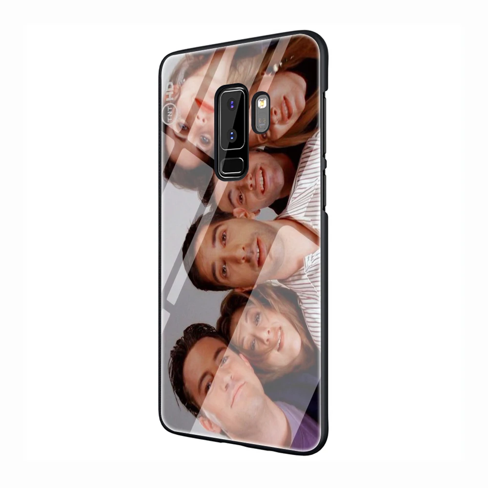 Друзей закаленное Стекло чехол для телефона чехол для samsung Galaxy S7 край S8 Note 8, 9, 10, плюс A10 20 30 40 50 60 70 - Цвет: G3