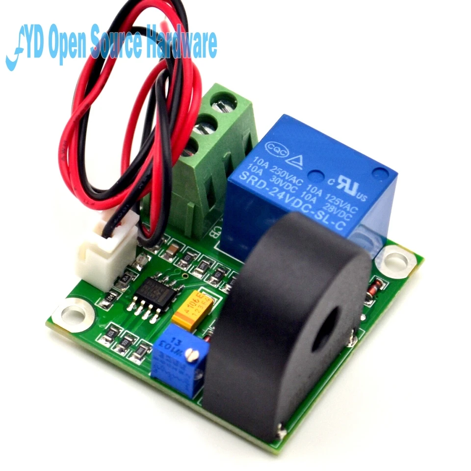 1 шт 12V переменного тока модуль обнаружения 0 5A ток Сенсор триггерный релейный