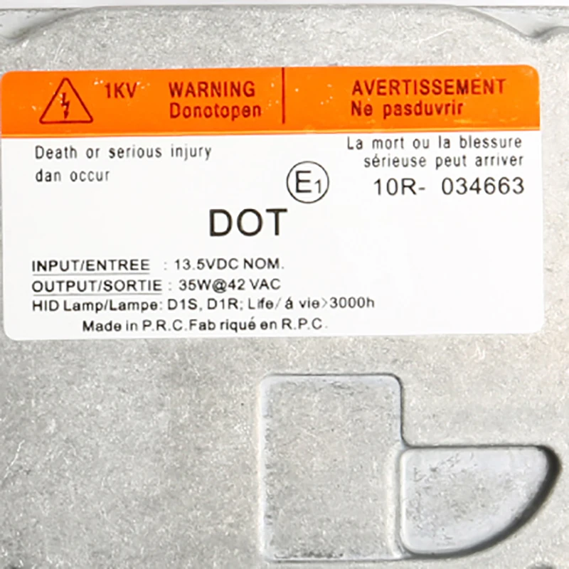 XENPLUS D1 Континентальный блок управления фар 35XT5 1 D1/12В XT12VD1G5T3 83110009044 драйвер
