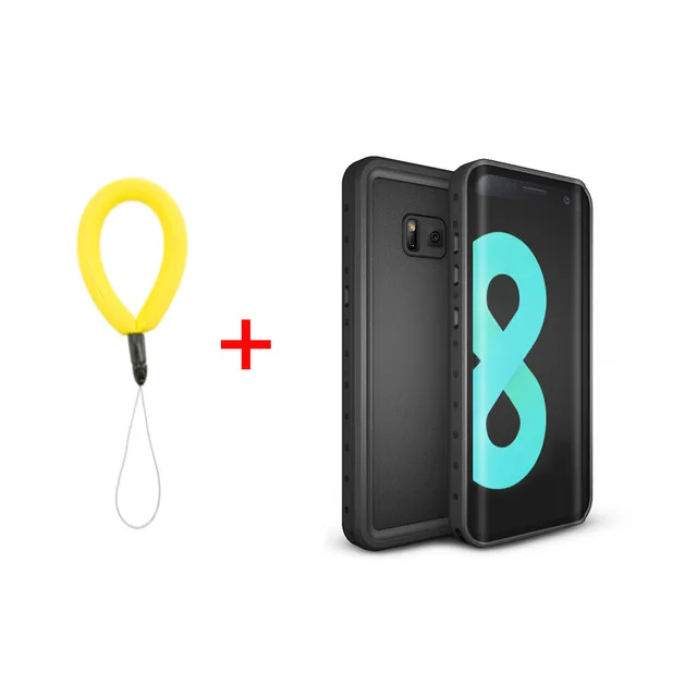 black Чехол для samsung Galaxy S8 S9 S9Plus водонепроницаемый противоударный чехол для samsung S8 Plus S9 Plus Note 8 для iPhone X водонепроницаемый - Цвет: black